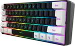2dekans | HXSJ V700 RGB Compact Gaming Toetsenbord Qwerty 61, Computers en Software, Toetsenborden, Ophalen of Verzenden, Zo goed als nieuw