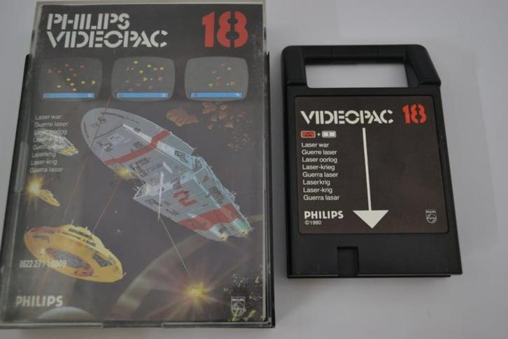 Laser War (VIDEOPAC 18), Spelcomputers en Games, Spelcomputers | Overige, Zo goed als nieuw, Verzenden