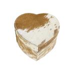 hart opbergdoos koe bruin 15cm*, Huis en Inrichting, Woonaccessoires | Overige, Verzenden, Nieuw