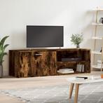 vidaXL Tv-meubel 120x34x37 cm bewerkt hout gerookt, Huis en Inrichting, Verzenden, Nieuw, Overige houtsoorten