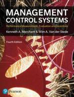 Management Control Systems 4th Edition | 9781292110554, Boeken, Verzenden, Nieuw