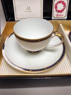jun ashidaJA - Koffieservies (4) - Porselein - Dubbele kop, Antiek en Kunst