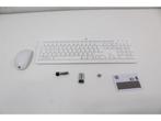 HP 230 - Draadloos Toetsenbord en Muis - Qwerty - Wit, Verzenden, Zo goed als nieuw