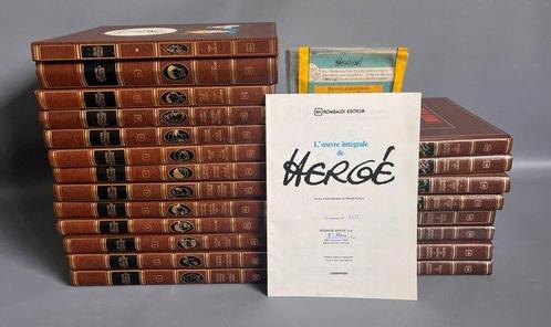 Hergé - 20 album - Tintin - Intégrale Hergé/Tintin Rombaldi, Boeken, Stripboeken