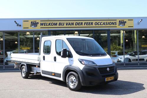 Fiat Ducato 35 2.3 MultiJet L3H2 DC EX.BTW, Auto's, Bestelauto's, Dealer onderhouden, Lease, Handgeschakeld, Wit, Fiat, Financial lease