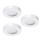 Ledisons LED-opbouwspot set 3 stuks Adria wit 3W dimbaar, Nieuw