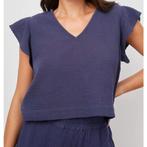 Rails • blauwe korte top Miley • M, Kleding | Dames, Maat 38/40 (M), Nieuw, Rails, Verzenden