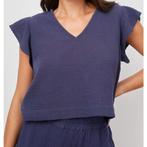 Rails • blauwe korte top Miley • M, Kleding | Dames, Nieuw, Blauw, Rails, Maat 38/40 (M)