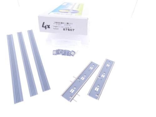 Schaal H0 4 x Tillig 87507 tramrails, Trambaan 211,2 mm,..., Hobby en Vrije tijd, Modeltreinen | H0, Rails, Zo goed als nieuw