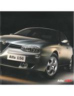 2002 ALFA ROMEO 156 BROCHURE NEDERLANDS, Boeken, Auto's | Folders en Tijdschriften, Nieuw, Alfa Romeo, Author