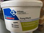 FungiMatt Stumpfmatt - WIT - 12,5 liter SCHADE EMMER, Doe-het-zelf en Verbouw, Verf, Beits en Lak, Ophalen of Verzenden, Nieuw