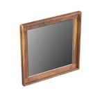 Spiegel Forzalaqua Reno Vierkant 40x2x40 Cm Noten Pure, Ophalen of Verzenden, Nieuw