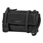 Salted Leren Dames Schoudertasje Minibag - Nubuck - Zwart, Verzenden, Nieuw, Zwart, Overige merken