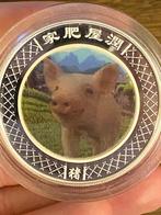 Australië. 1 Dollar 2007 Lunar Schwein Hologramm