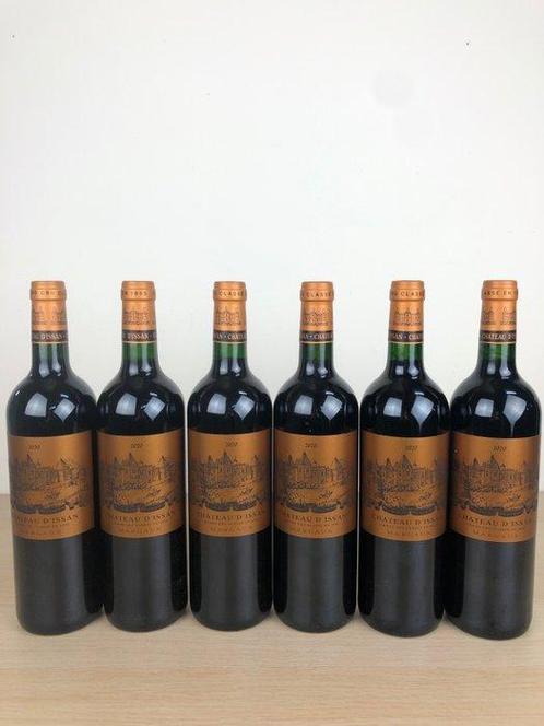 2020 Château dIssan - Bordeaux, Margaux - 6 Flessen (0.75, Verzamelen, Wijnen