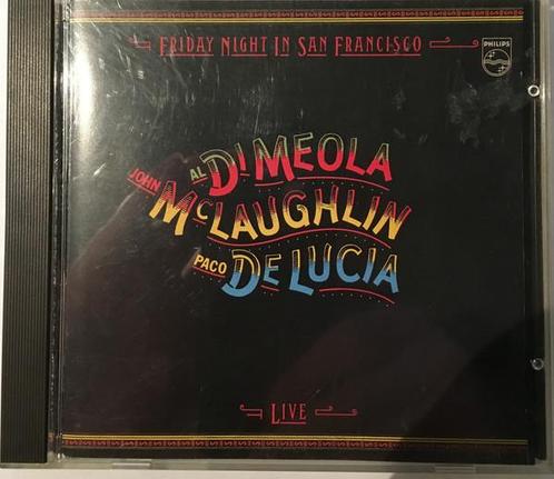 cd - John McLaughlin - Friday Night In San Francisco, Cd's en Dvd's, Cd's | Overige Cd's, Zo goed als nieuw, Verzenden