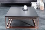 Salontafel ELEMENTS 65-75cm set van 2 antraciet koper -, Huis en Inrichting, Tafels | Salontafels, Ophalen of Verzenden, Nieuw