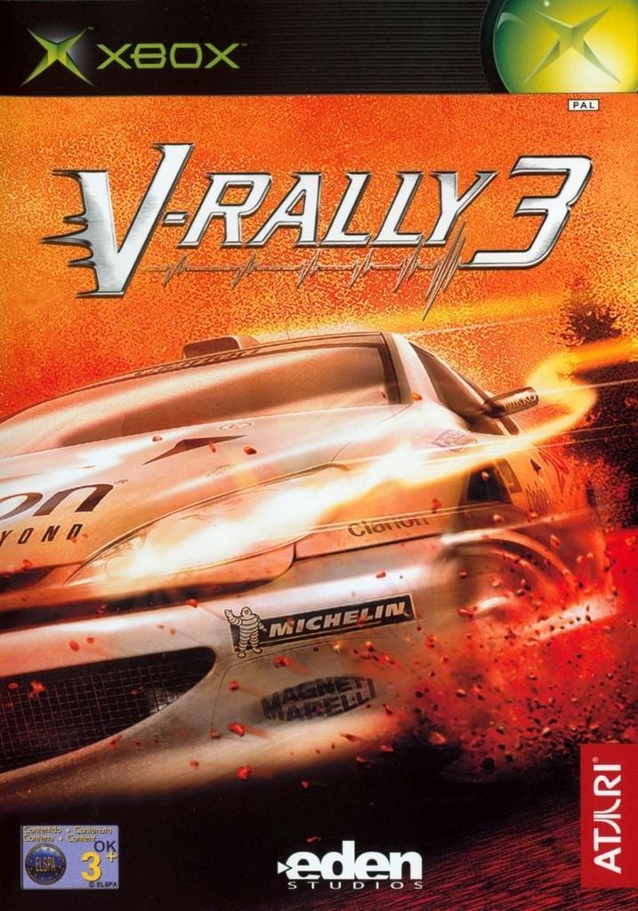 Xbox Classic V-Rally 3, Spelcomputers en Games, Games | Xbox Original, Zo goed als nieuw, Verzenden