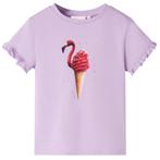 vidaXL Kindershirt 116 lila, Verzenden, Nieuw