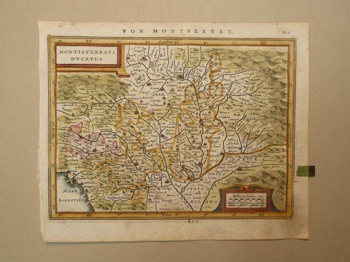 Europa - Italië / Turijn / Savona; Jodocus Hondius -, Boeken, Atlassen en Landkaarten