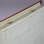 Geldkist of strongbox Engeland ca 1875 IJzer gehout in bloem, Antiek en Kunst, Ophalen of Verzenden