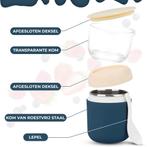 My Green Deal-Lunchbeker to go - 700 ML - Blauw - Geschikt v, Huis en Inrichting, Keuken | Tupperware, Verzenden, Nieuw, Blauw