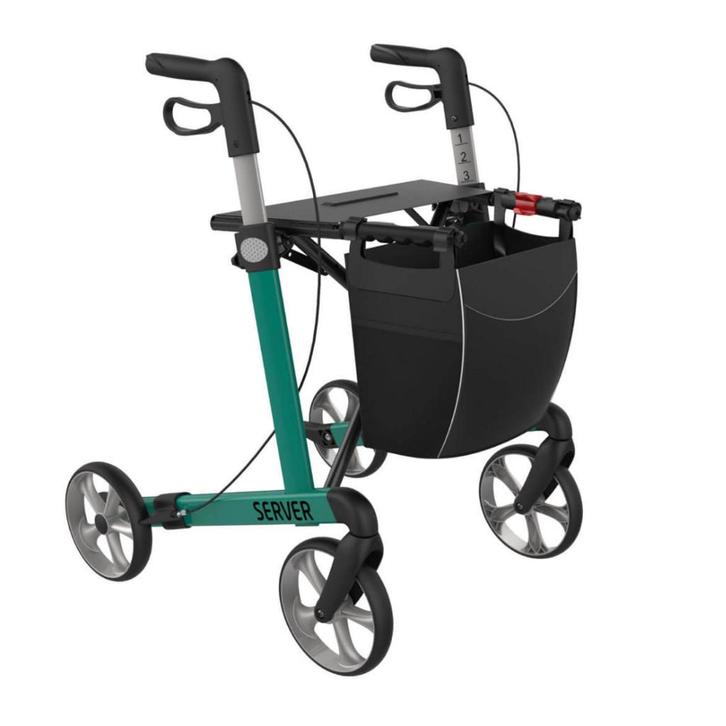 Rehasense Server Rollator – Inclusief Zachte Banden & Rugban, Diversen, Rollators, Nieuw, Ophalen of Verzenden