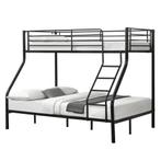 Metalen stapelbed kinderbed 210x147,5x168 cm zwart, Huis en Inrichting, Slaapkamer | Bedden, Verzenden, Nieuw