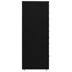 Ladeblok verrijdbaar 28x41x109 cm metaal zwart (Interieur), Verzenden