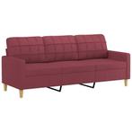 Bank Wijnrood 180cm - Nu met Korting! OP=OP! Robuust Design, Huis en Inrichting, 150 tot 200 cm, 75 tot 100 cm, Ophalen of Verzenden