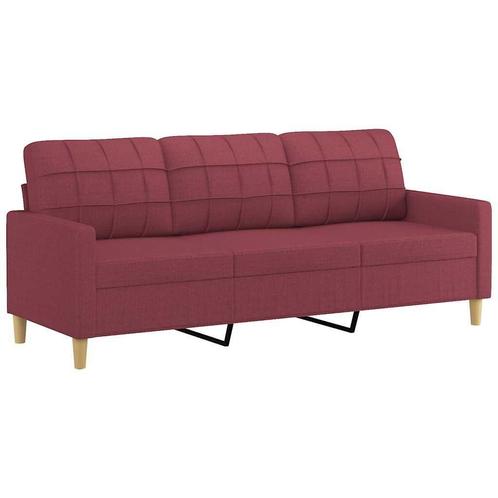 Bank Wijnrood 180cm - Nu met Korting! OP=OP! Robuust Design, Huis en Inrichting, Banken | Bankstellen, 150 tot 200 cm, 75 tot 100 cm