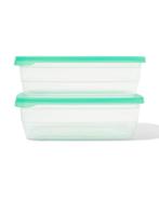 HEMA Vershoudbakjes 2L - 2 stuks 4=40% / 3=30% / 2=20%, Verzenden, Nieuw