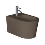 Bidet Salenzi Form Square Mat Donkerbruin (exclusief kraan), Nieuw, Overige typen, Ophalen of Verzenden