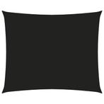 vidaXL Zonnescherm rechthoekig 5x6 m oxford stof zwart, Tuin en Terras, Zonneschermen, Nieuw, Verzenden