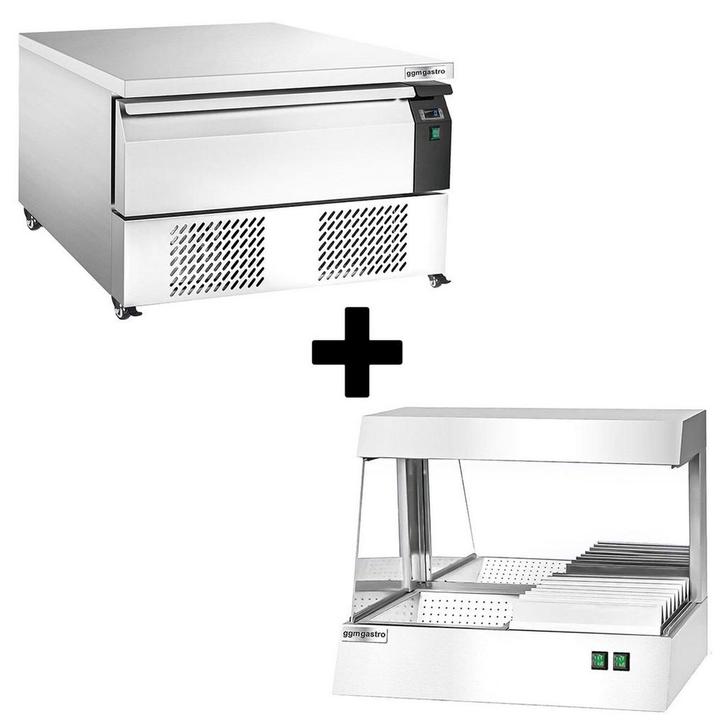 GGM Gastro | Onderbouw koel-/vrieswerkbank - 1230mm - 1 |, Zakelijke goederen, Horeca | Meubilair en Inrichting, Nieuw in verpakking