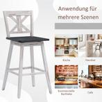2dekans | Coast Bar Stool 2 Set Vintage Bar -stoelen met 360, Huis en Inrichting, Stoelen, Ophalen of Verzenden, Zo goed als nieuw