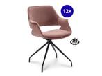 Veiling - Eetkamerstoel Kenny (set van 12) Draaibaar - Velve, Huis en Inrichting, Stoelen, Nieuw