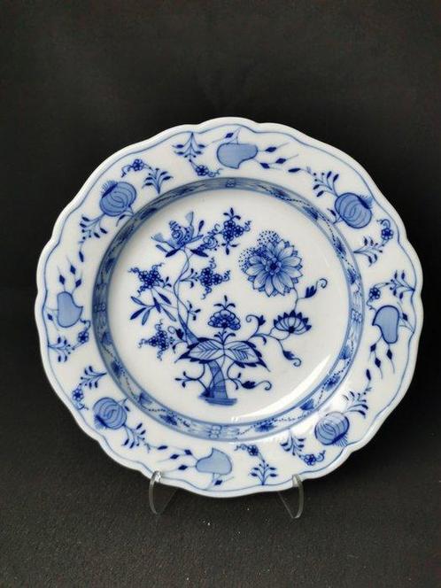 Stadt Meissen - Cipolla Blu dipinto a mano - 6 piatti, Antiek en Kunst, Antiek | Glas en Kristal