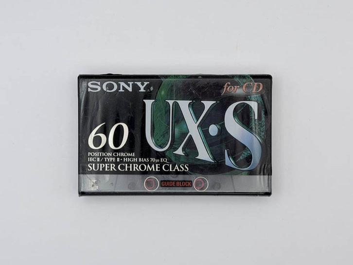 Sony Cassettebandje UX-S 60 Super Chrome Class, Cd's en Dvd's, Cassettebandjes, Verzenden