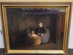 Lammert van de Tonge (1871-1937) - Moeder en kind in in