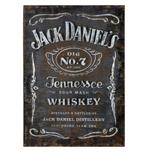 Jack Daniels Label Metalen Wand Decoratie, Verzamelen, Merken en Reclamevoorwerpen, Ophalen, Gebruikt