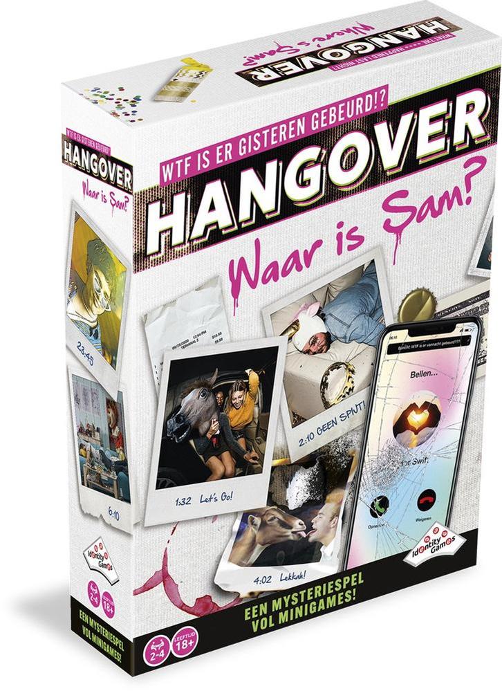 Hangover - Waar is Sam? | Identity Games -, Hobby en Vrije tijd, Gezelschapsspellen | Bordspellen, Nieuw, Verzenden