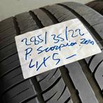 4 x Pirelli Scorpion Zero 285-35-22 Zomerbanden 5mm, Gebruikt, 285 mm, Overige maten, Ophalen of Verzenden