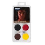 Make Up Set Indiaan Waterbasis 5 delig, Hobby en Vrije tijd, Feestartikelen, Verzenden, Nieuw