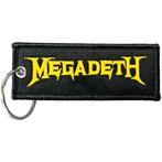 Megadeth - Logo - Patch Sleutelhanger, Verzamelen, Muziek, Artiesten en Beroemdheden, Nieuw, Ophalen of Verzenden, Gebruiksvoorwerp