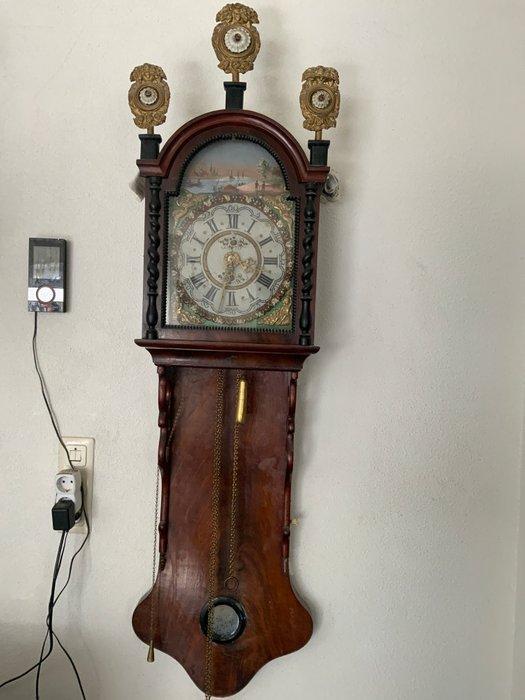 Friese staartklok - friesestaartklok - Antiek hout glas en, Antiek en Kunst, Antiek | Klokken