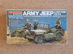 Monogram 6302 Army Jeep & Anti Tank gun 1:35 SEALED, Hobby en Vrije tijd, Modelbouw | Auto's en Voertuigen, Verzenden, Nieuw, Monogram
