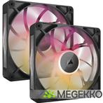 Corsair iCUE LINK RX140 MAX RGB Black Dual Pack, Computers en Software, Computerkoelers, Verzenden, Nieuw