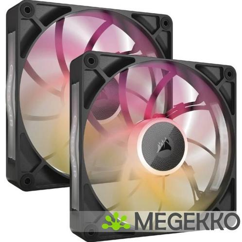 Corsair iCUE LINK RX140 MAX RGB Black Dual Pack, Computers en Software, Computerkoelers, Nieuw, Verzenden