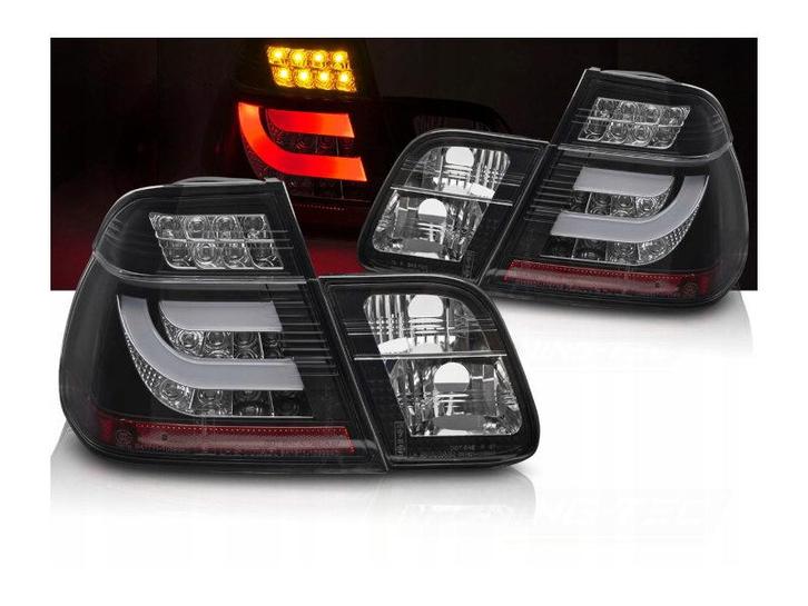 LED achterlicht units Black geschikt voor BMW E46 Sedan, Auto-onderdelen, Verlichting, Nieuw, BMW, Verzenden